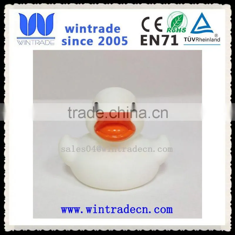 2015 new coming print color squirt water wholesale elegant white duck