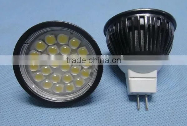 White, warm white led spotlight housing with CE&ROHS