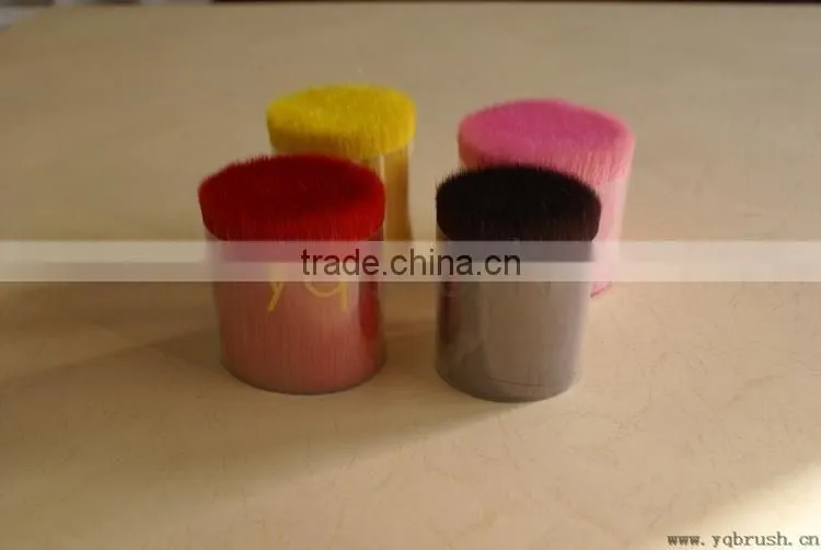 makeup brush dyed colorful goat hair