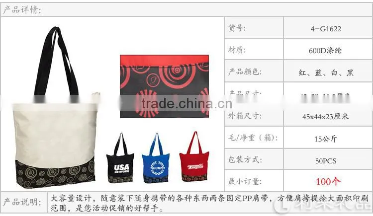 sale in small quantity with your logo tote bags promotion