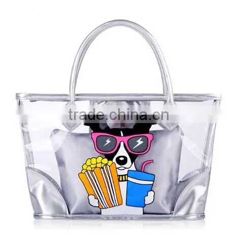 2014 Cartoon color nylon handbag