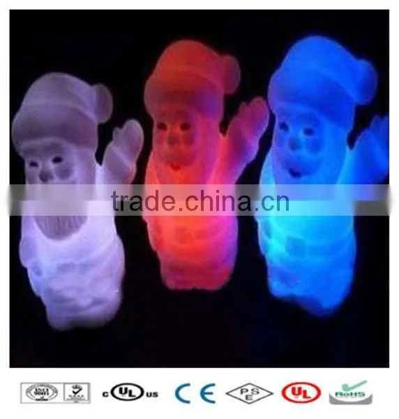 Outdoor LED Christmas Tree, Waterproof Glowing Plastic RGB Light Tree