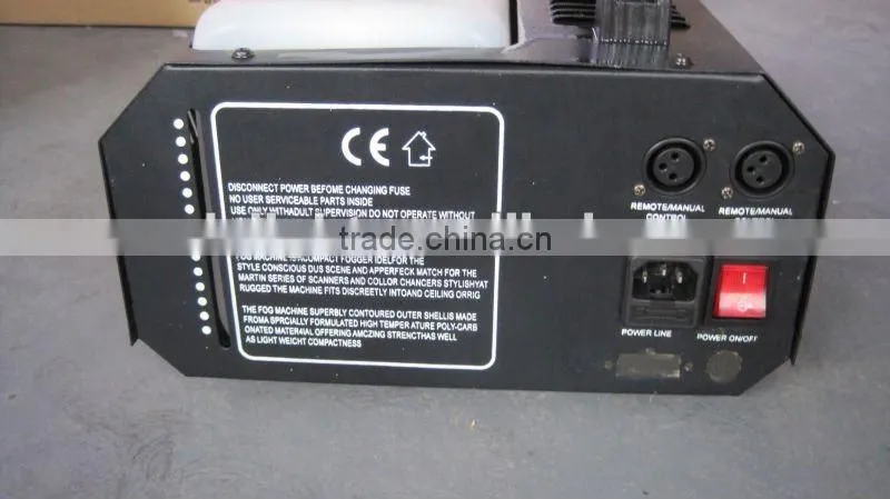 up-spraying fog machine