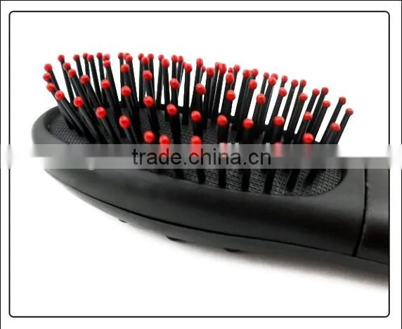 Anti-static Vibrating Massage Brush By Nisim For Healthy Scalp & Hair Growth Stimulation