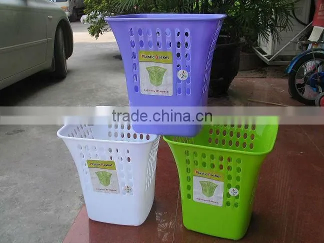 2018,2038 plastic colorful mesh wastebasket