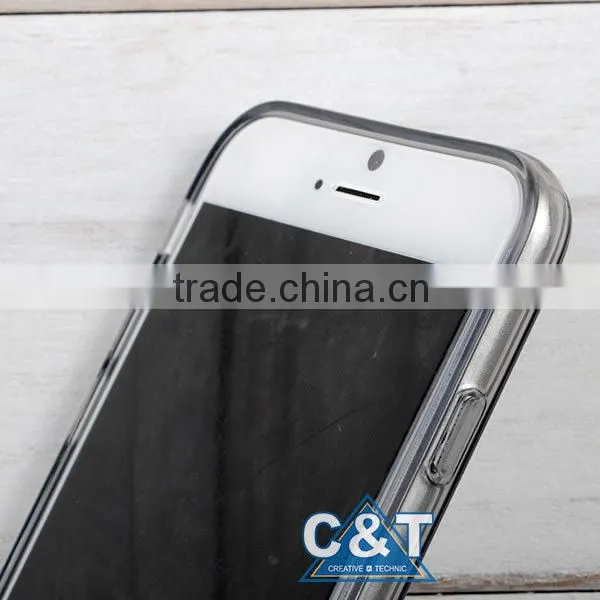 C&T Ultra thin new tpu transparent phone case for iphone6 plus