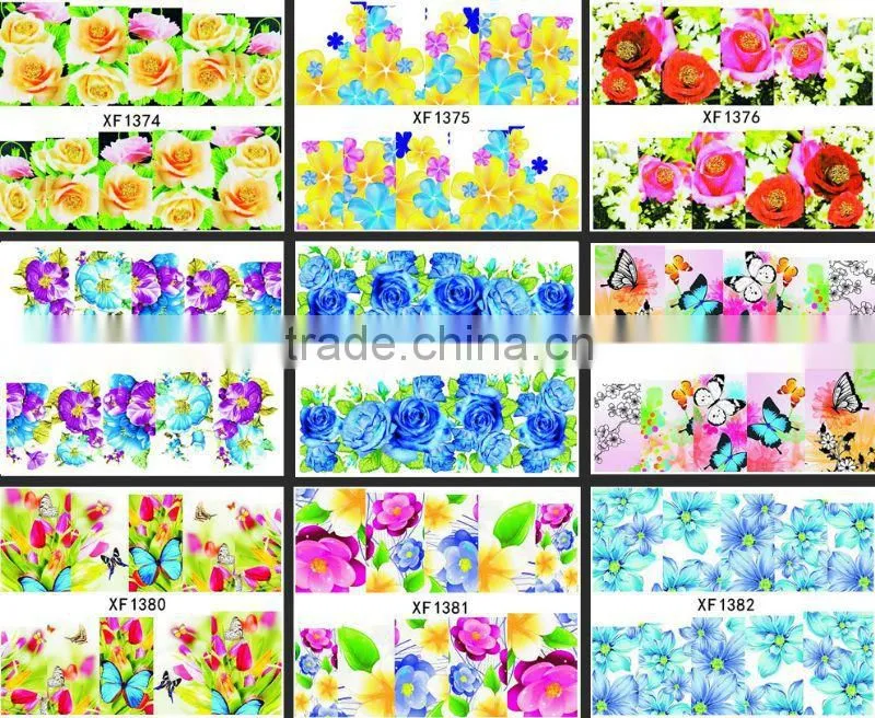 2014 newest Environment Friendly super thin real nail polish sticker