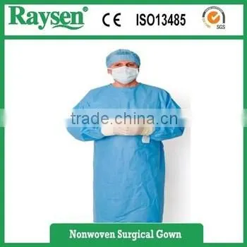 Medical Clothes Medical Consumable 35GSM SMS Surgical Gown
