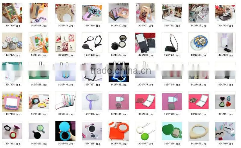 plastic cosmetic table mirror desktop mirror wholesale