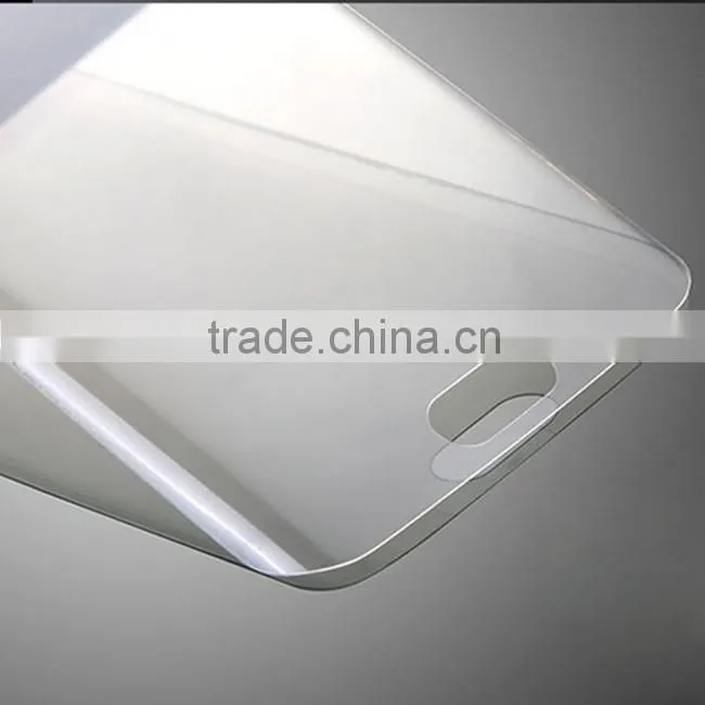 China supplier anti shatter TPU gel silicon screen protector for mobile phone for S6 EDGE