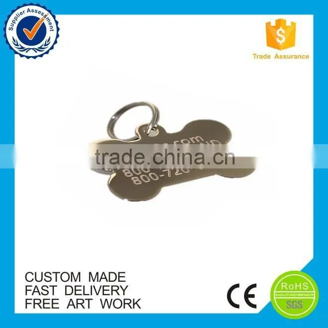 Promotional cheap metal customized dog tag for pet