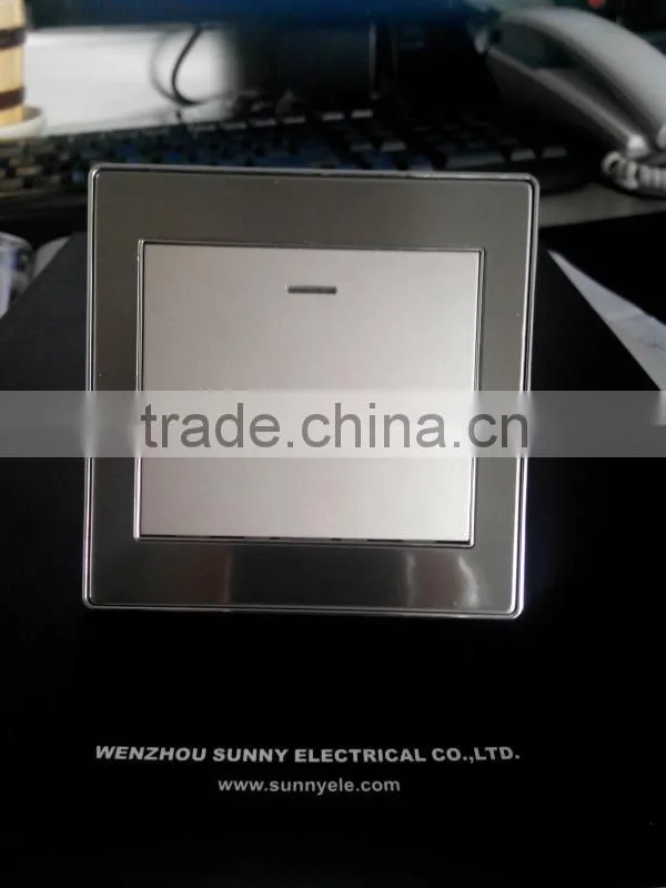 led push button wall light switch