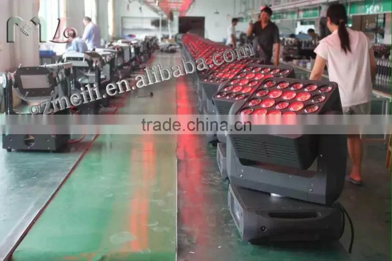 High power wedding decoration 25pcs led matrix beam moving head bar light
