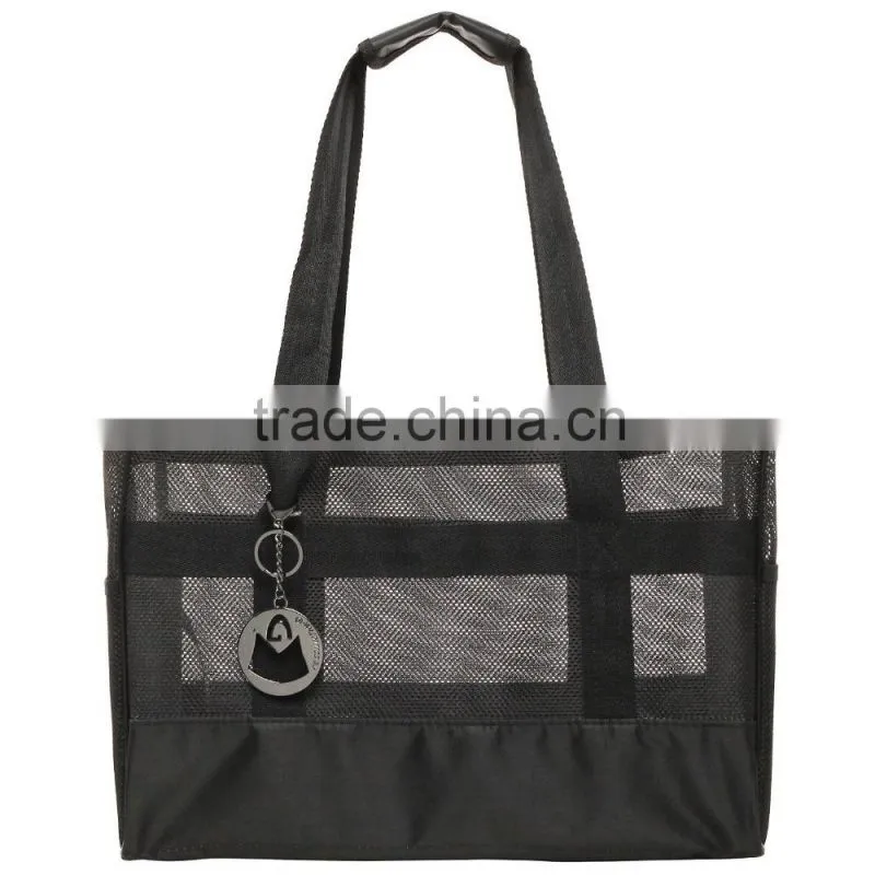 felt tote mesh hand bag