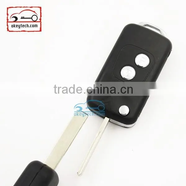 High Quatity Peugeot remote key for peugrot modified remote 307 key shell Car Key 2 button case