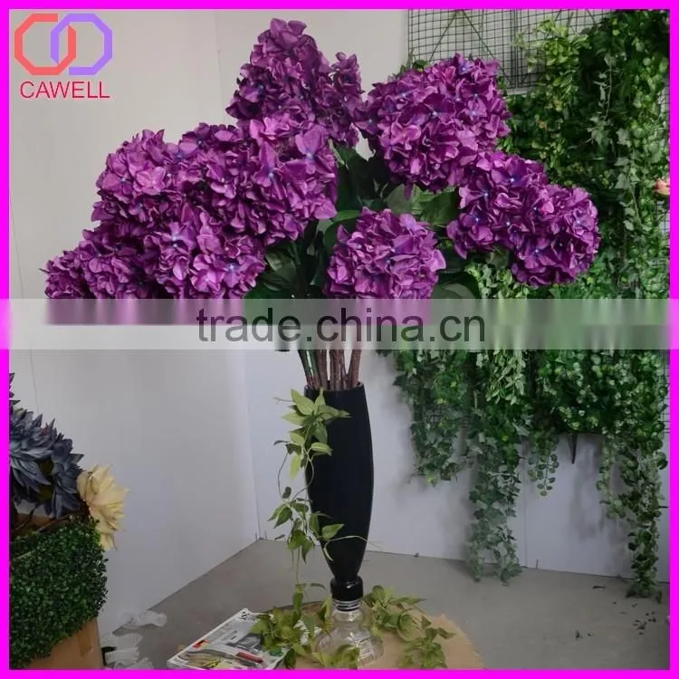 artificial hydrangea wedding stage decoration