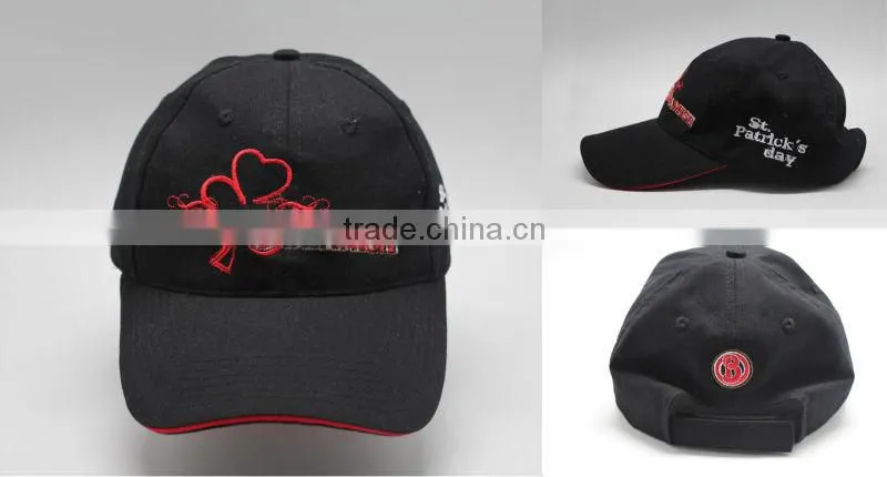 Fashion plain embroidery baseball hat