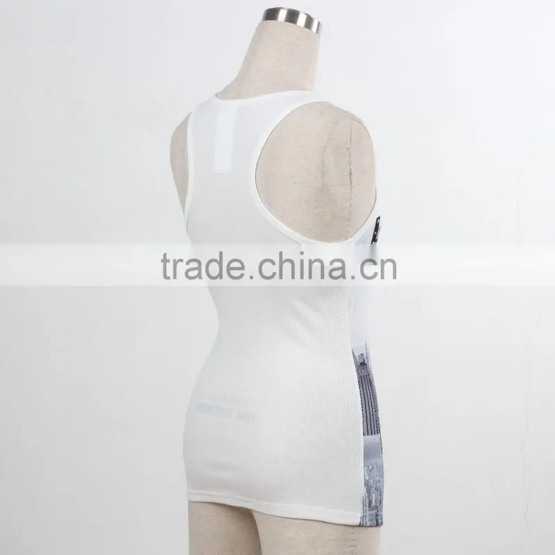 F5S15094 Tank Top Women Fitness Latest Design