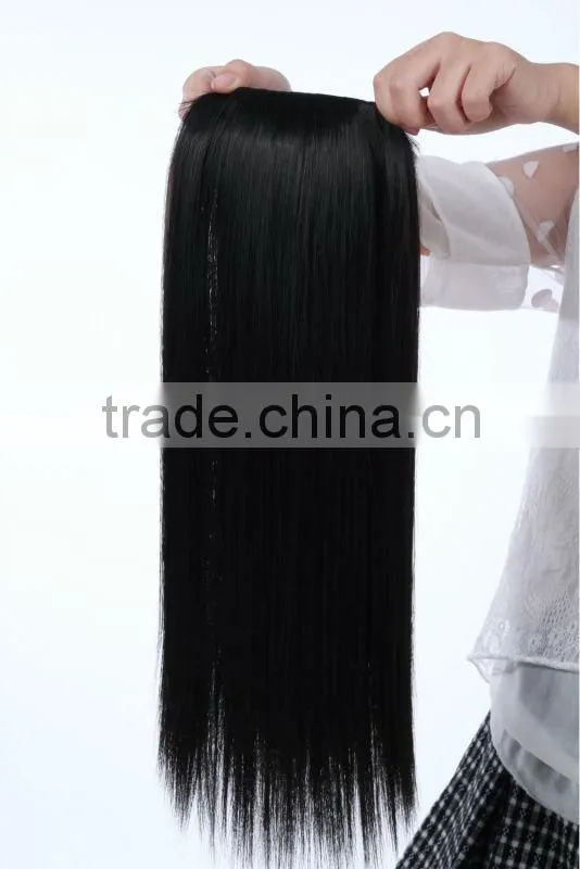 wig cap weft long hair extension with clips
