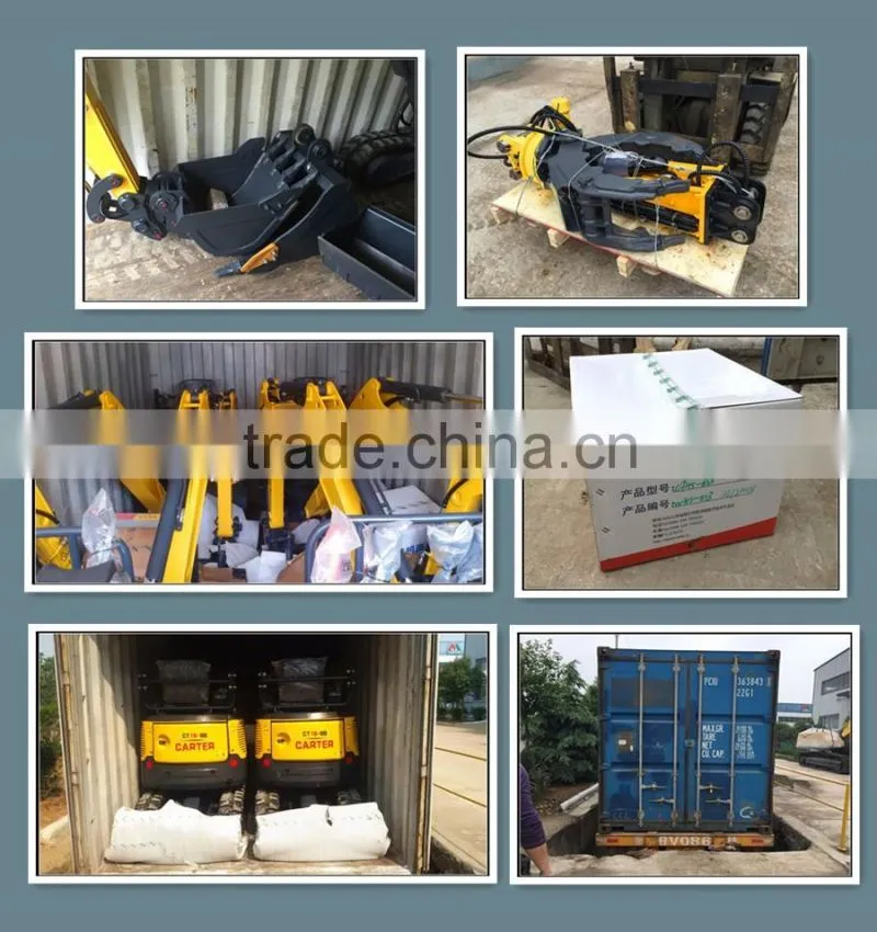 1.6 Ton MAXWAY Mini Hydraulic Crawler Excavator, CE / ISO Certificate, CT16-9D