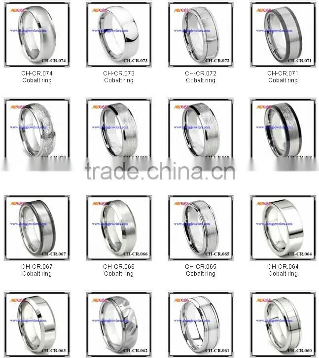 High grade hot sale nice cobalt mens engagement rings,wedding bands mens,custom rings