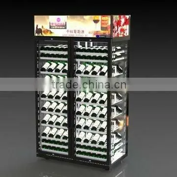 Luxury Compressor 1085L Wine Bottle Cellar Display Showcase Fridge