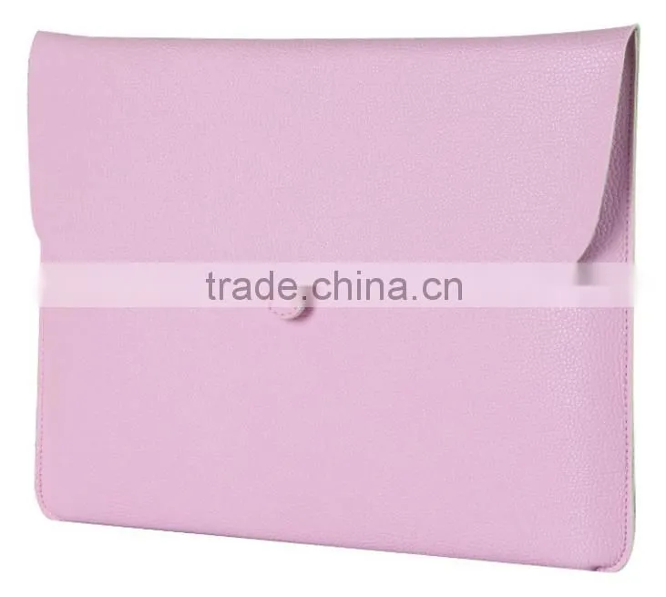 Ultra Slim & Lightweight Laptop Leather Sleeve Bag For Macbook, Carrying Bag Handbag for Macbook
