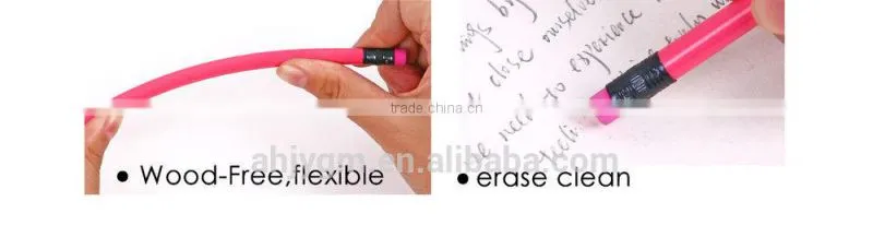 7'' Neon Color Wood-free HB Pencil.