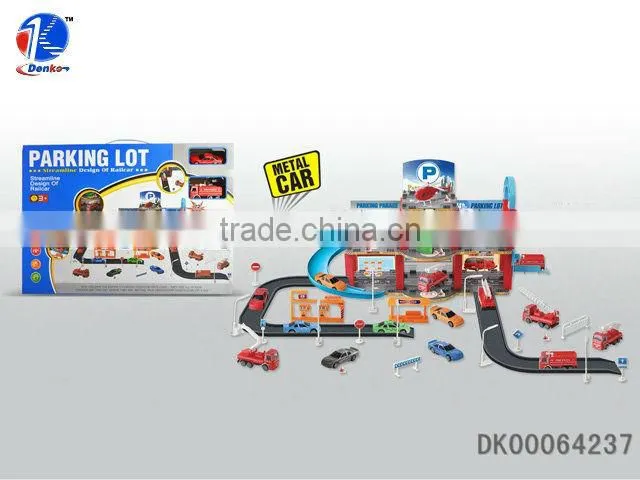 Super Garage Playset Unique Toys for Boys with Metal Die Cast Cars