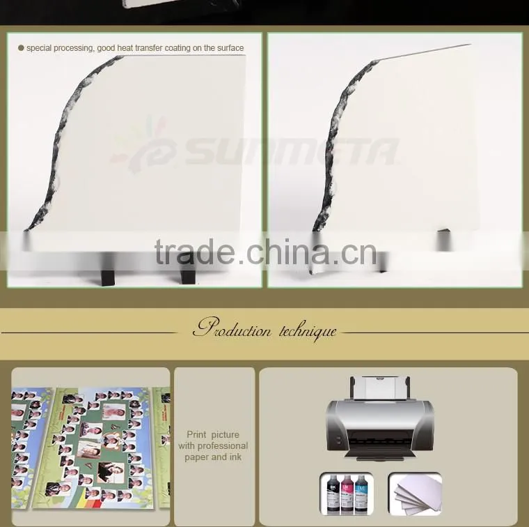 Sunmeta SH33 L30*H30*W0.9CM blank left opening sublimation slate rock pictures
