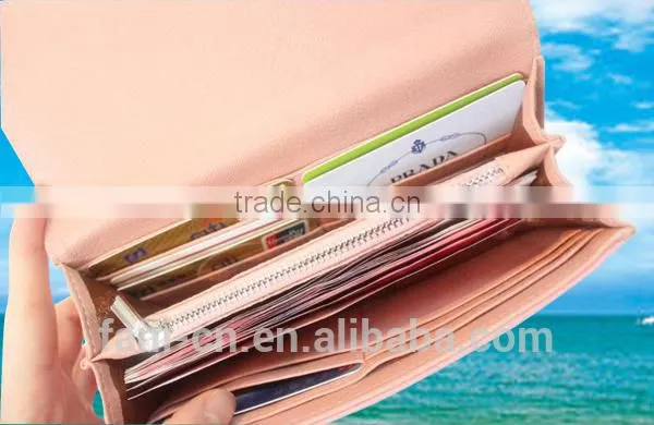 Cute leather clutch purse with elegant diamond on the purse for girls or ladies