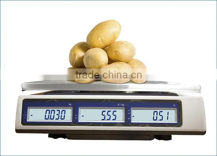 XFOC Series Price Computing 30kg Rechargeable Weighing Scale with OIML Certificate