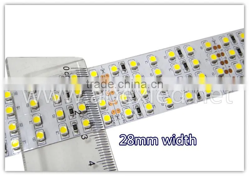 warm white 4 lines 28mm led strip roll