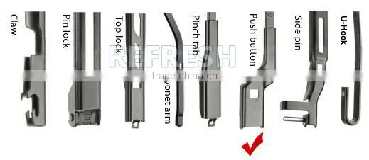 VOLVO C30 / S40 / V50 / S80 Frameless Wiper BLades