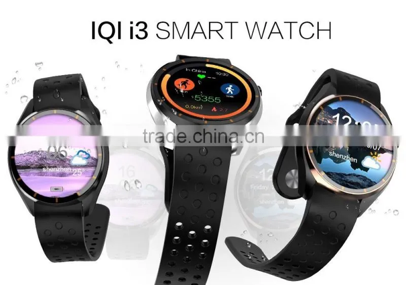 Smart Watch I3 Android 5.1 MTK6580 Google s Heamaprt rate monitor Pedometer G-sensor Wifi GPS for smart phones