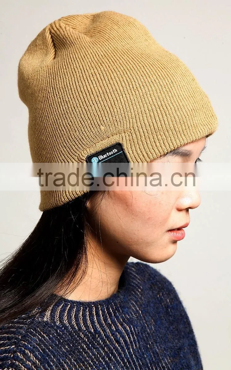 Bluetooth Beanie Hat,Winter Outdoor Sport Premium Knit Cap with Wireless Stereo Headphone