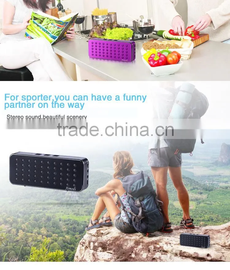 2016 New product portable wireless mini bluetooth speaker with profession design