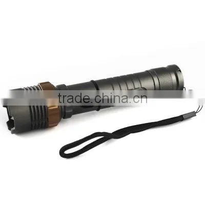 portable aluminum body flashlight xml t6 led flashlight