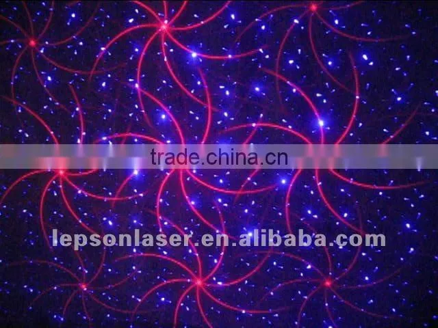 double heads red blue laser stage light