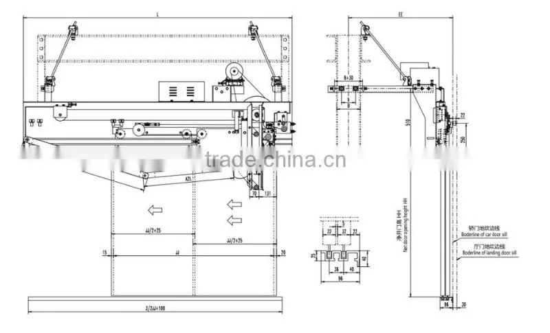 Car door lock function lift door operate lock