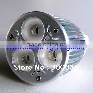Hot MR16 3x3W high brightness e27 gu10 mr16 base dimmable led spotlight