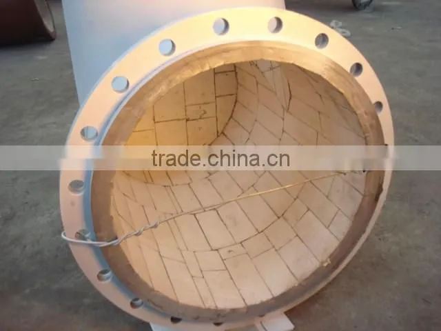 Ceramic Lined T-Pipe, Tee Joint For Mining