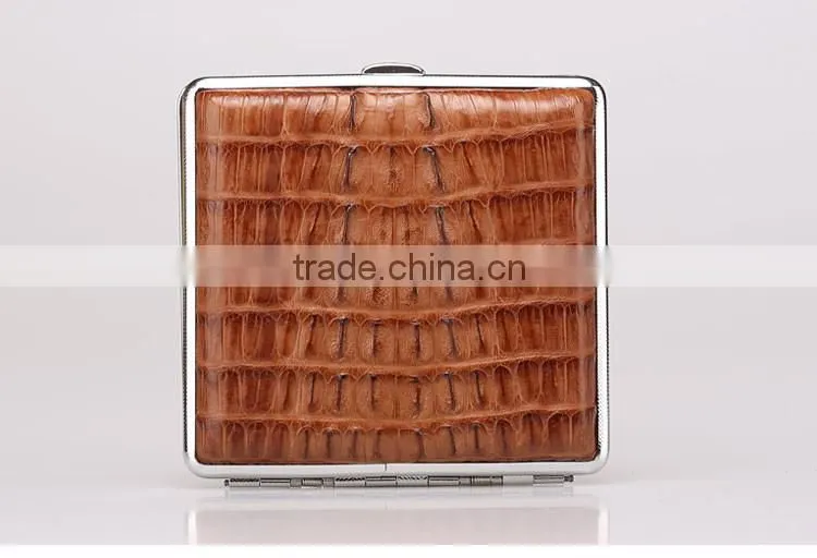 Crocodile Leather Cigarette Cases Wholesale Cigarette Cases diy Cigarette Case