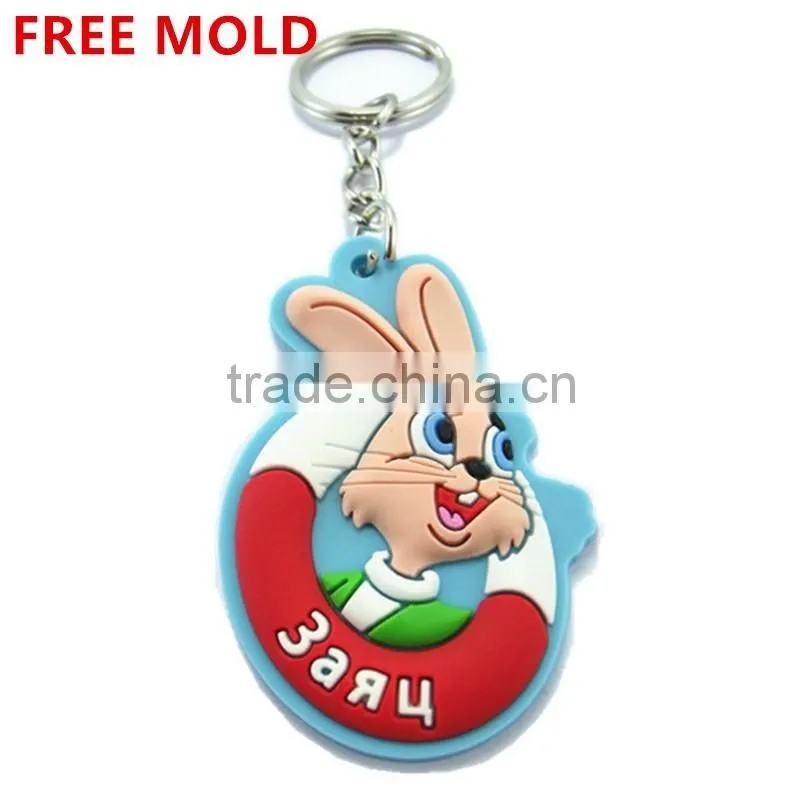 custom shape letter keyring