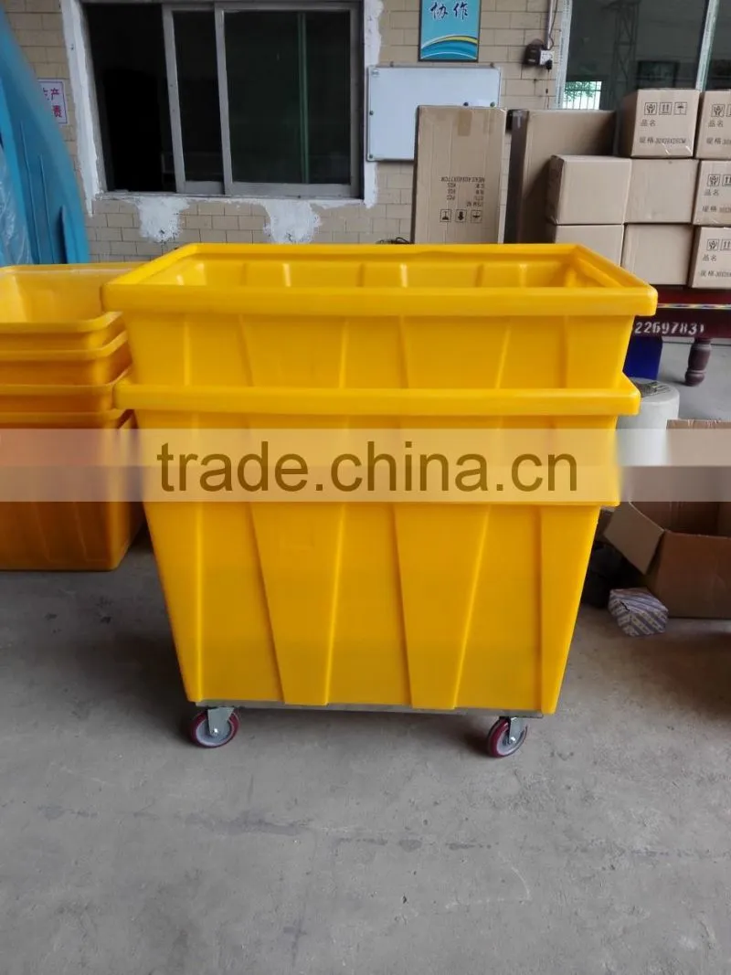 hospital laundry cart/hotel cleaning lanudry trolley