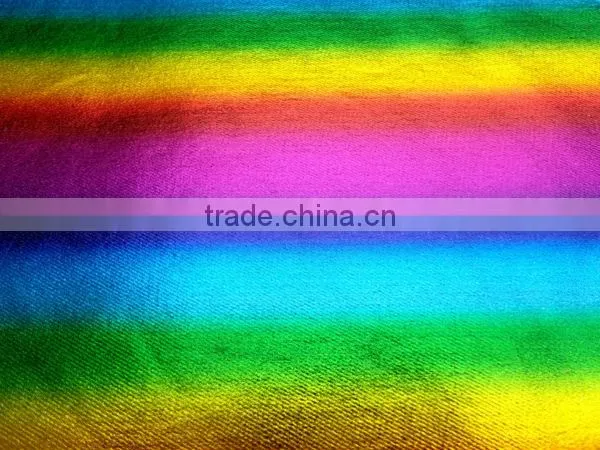 Jeans Fabric Rainbow Print Fabric 51/53" Width Model. 2m1355
