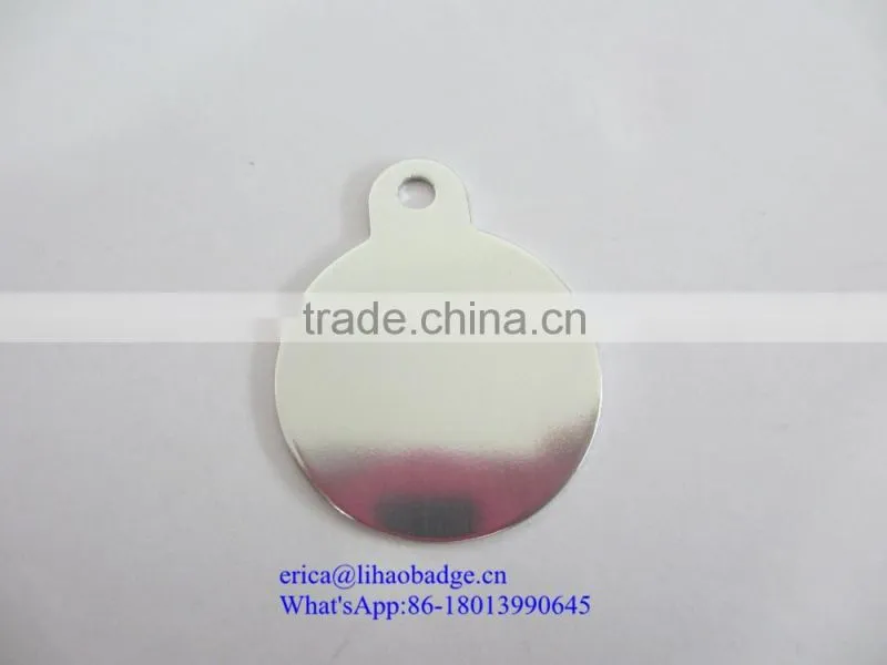 Hot sell ! Printed stainless steel dog tag with clear epoxy