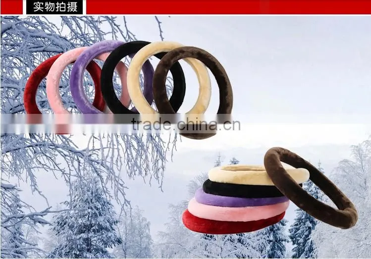 Hot sell !! ZHIXIA Brand High quality PU leather car steering wheel covers made in China