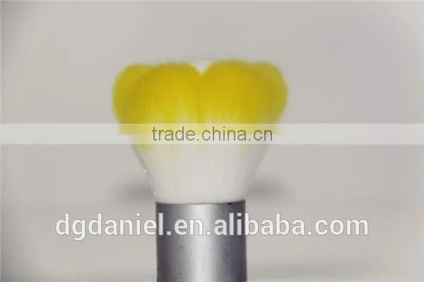 Goat hair Kabuki brush,Plastic base refillable body powder brush ,Large foundation brush