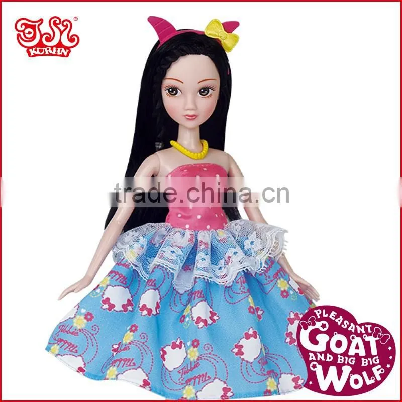 Chinese doll manufacturer girl doll with clothing for supermatket